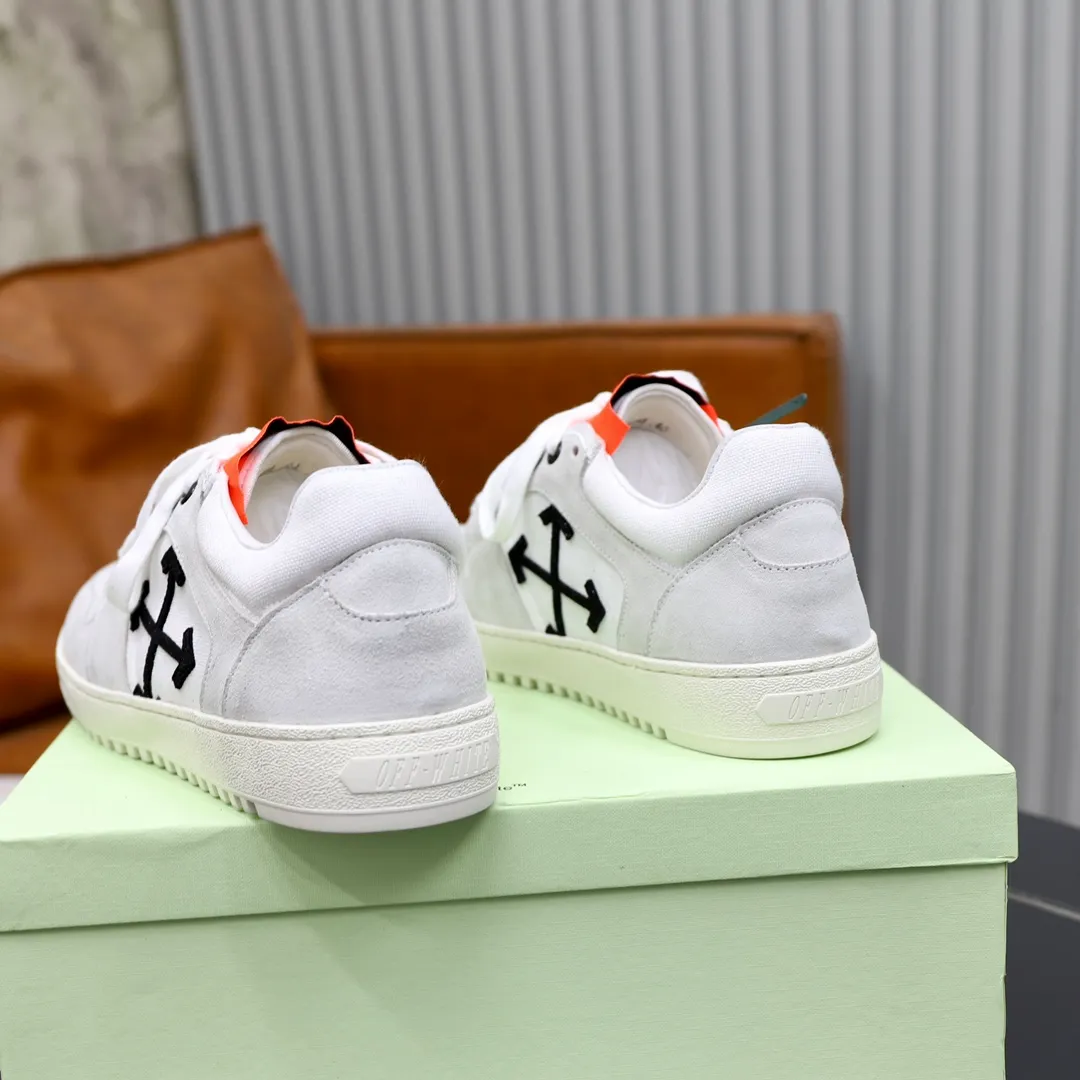 Men's shoes: 462💰💶【off-white】👫 Original one-to-one replica, high-end quality🥳The latest model has not been listed on the official website yet, the top version. Fabric: Imported original leather splicing Lining: Imported breathable mesh Outsole: Original rubber soft, light and wear-resistant Outsole Male 38-44 (customized for 45 and 46)